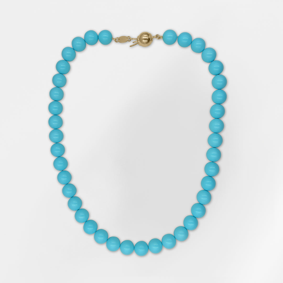 Chloe, Turquoise Beaded Necklace - Helen Georgio