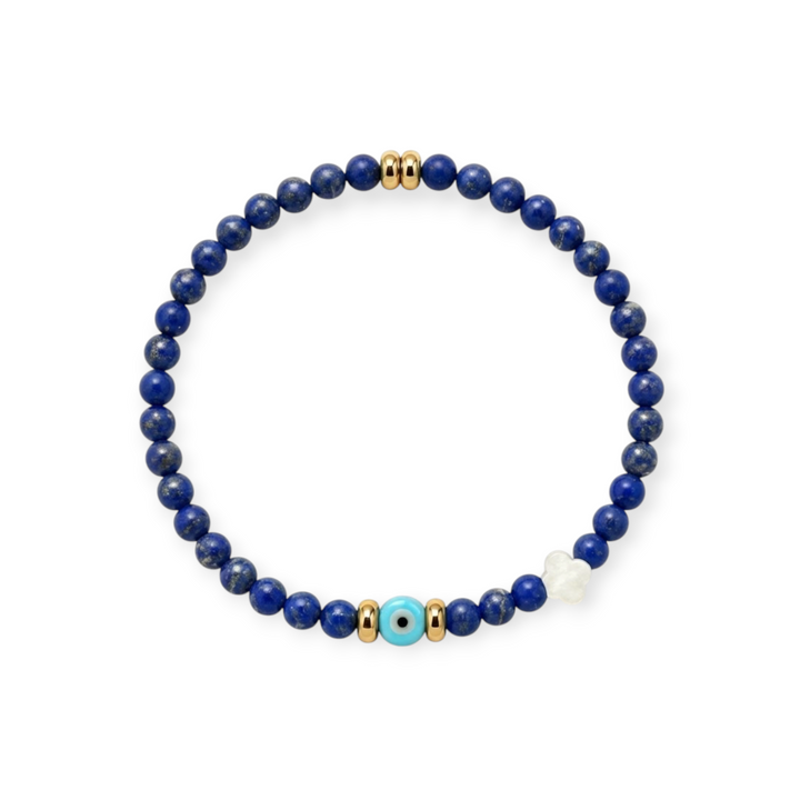 Nefeli Evil Eye Stretch Bracelet