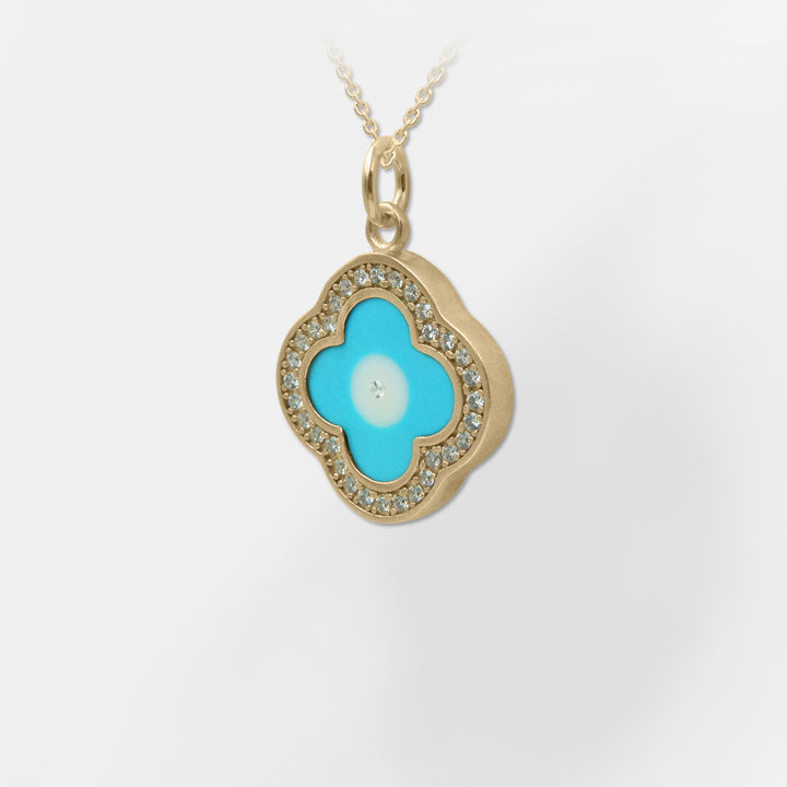 Mykonos Clover Necklace - Helen Georgio