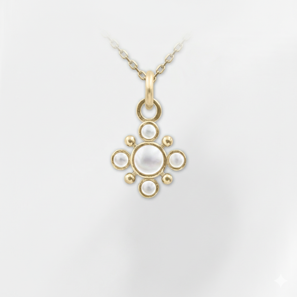 Anastasia Cross Necklace - Helen Georgio