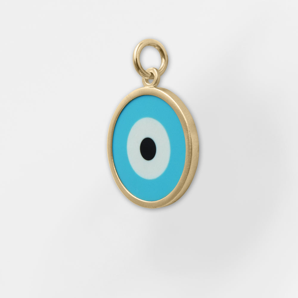 Mati, Greek Turquoise Evil Eye Pendant Necklace - Helen Georgio