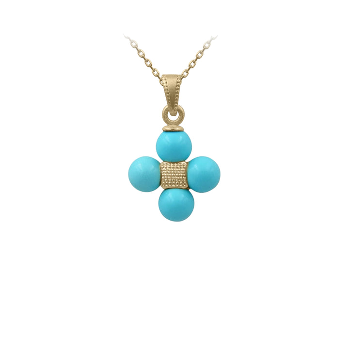 Sophia Freshwater Pearl Cross Necklace - Mini