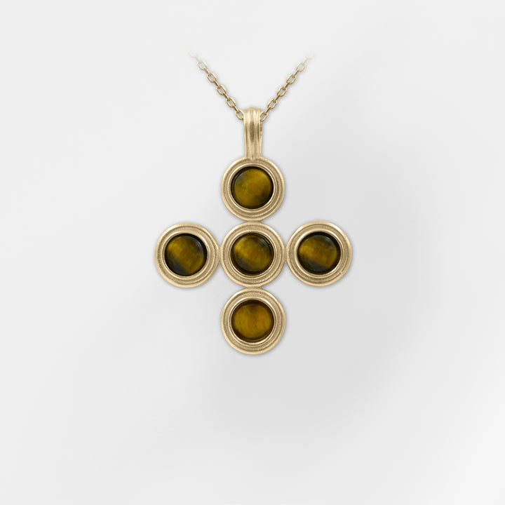 Andros · Cross Necklace With Turquoise