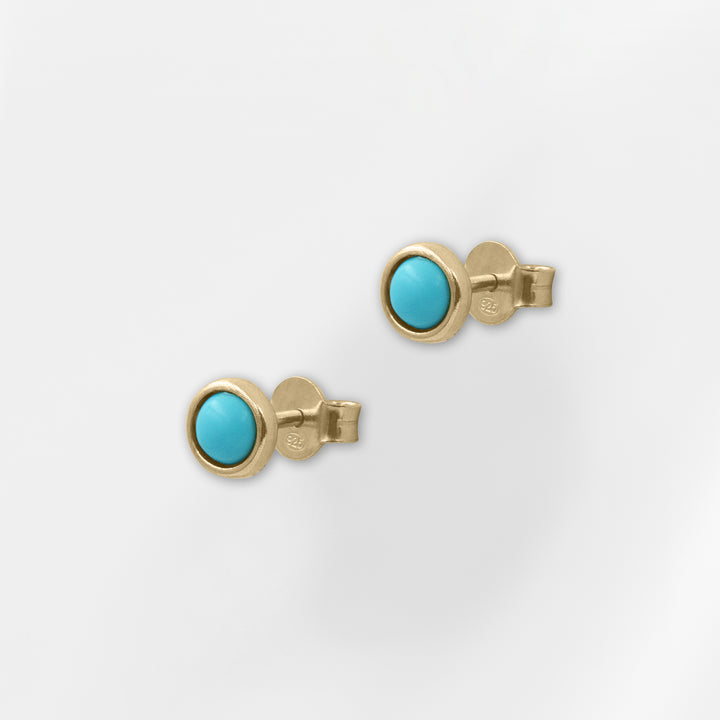 Dad I, Turquoise Stud Earrings
