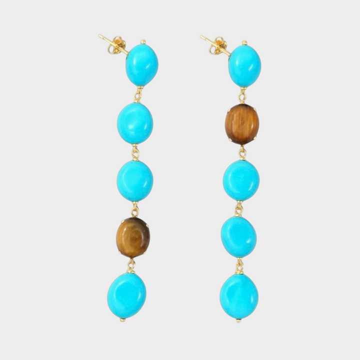 Zena Turquoise Drop Earrings