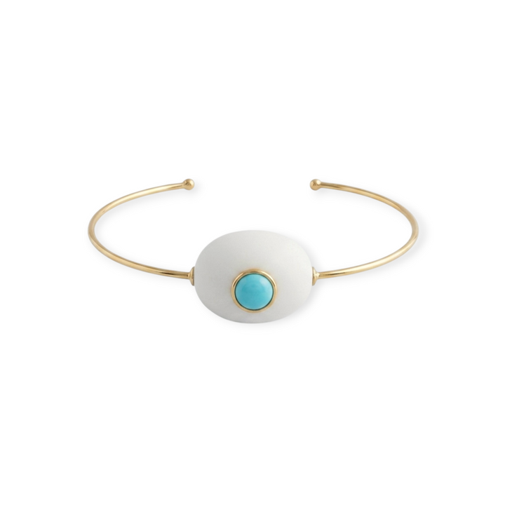 Kea - Cuff Bracelet -White