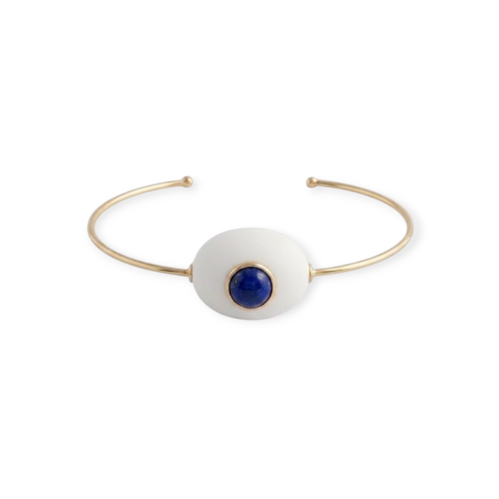 Kea - Cuff Bracelet -White