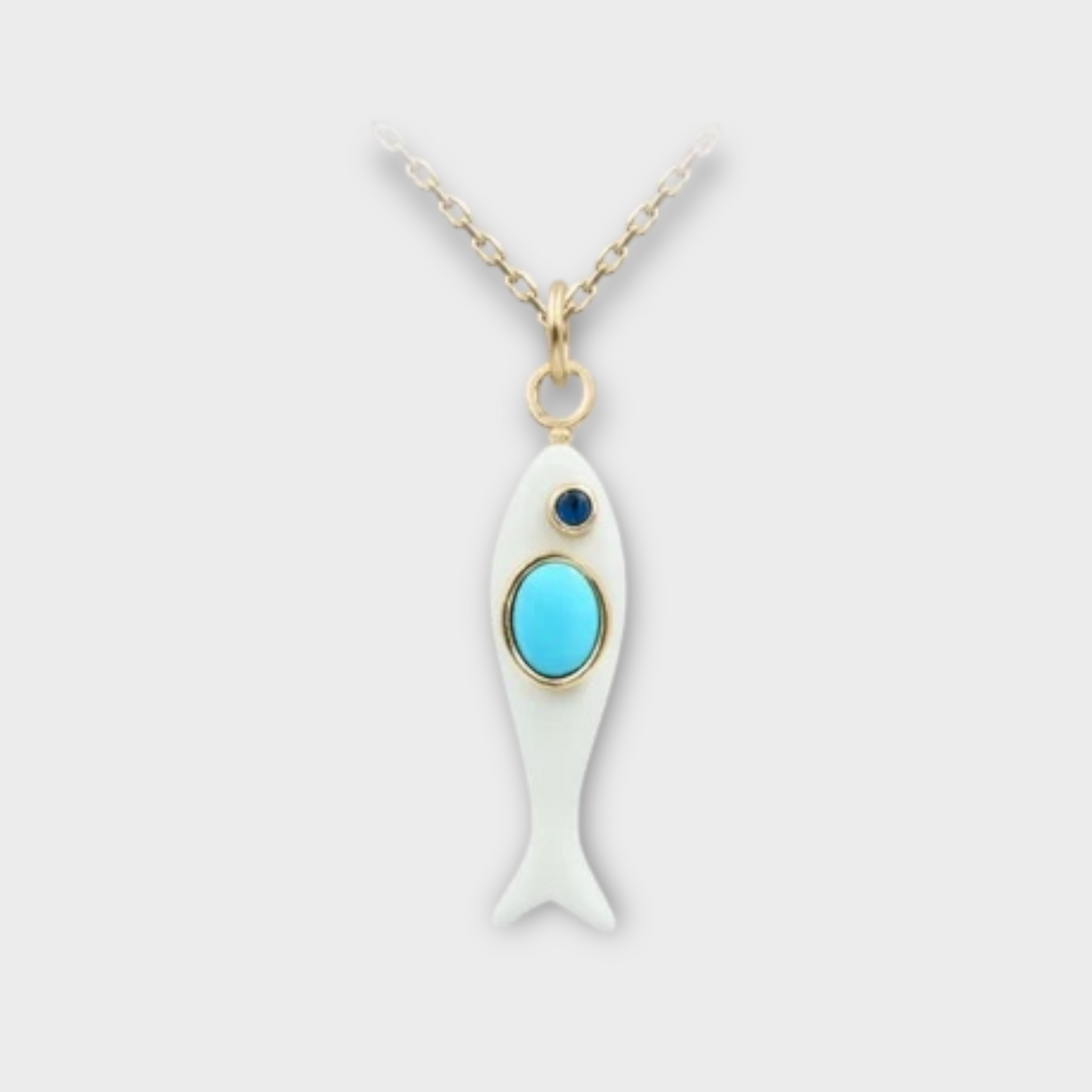 Marea Fish Necklace - Helen Georgio