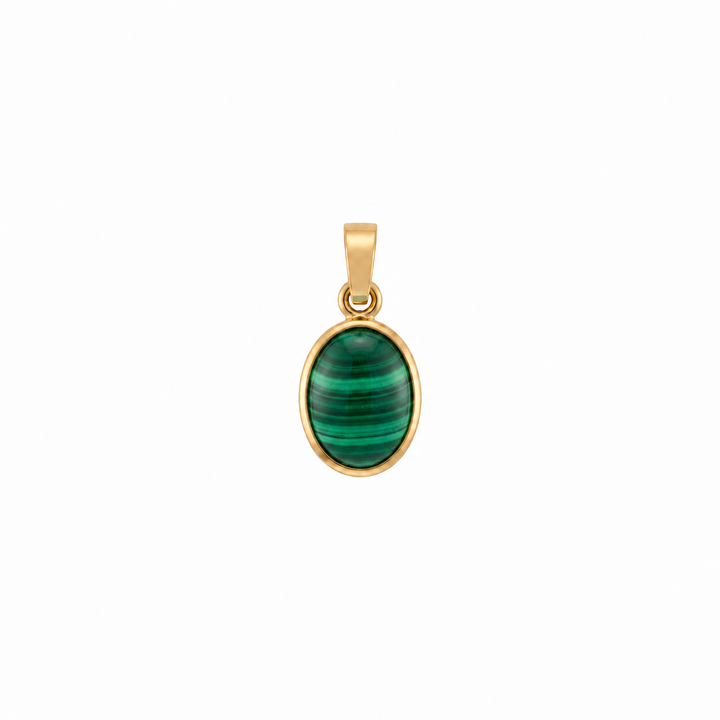 Leda Oval Gemstone Pendant