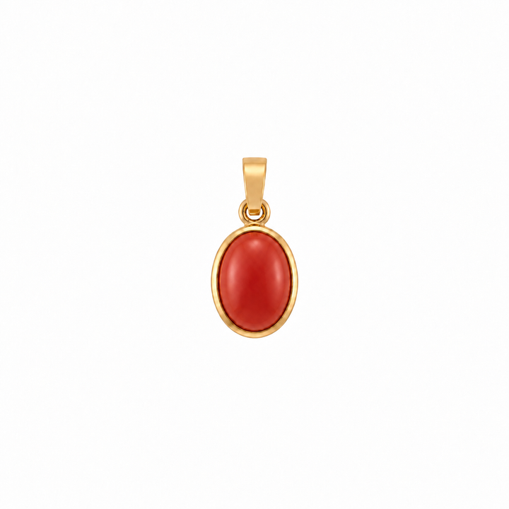 Leda Oval Gemstone Pendant