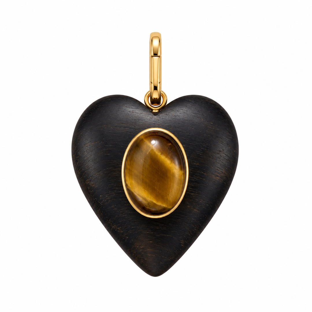 Kara Heart Necklace – Mother of Pearl