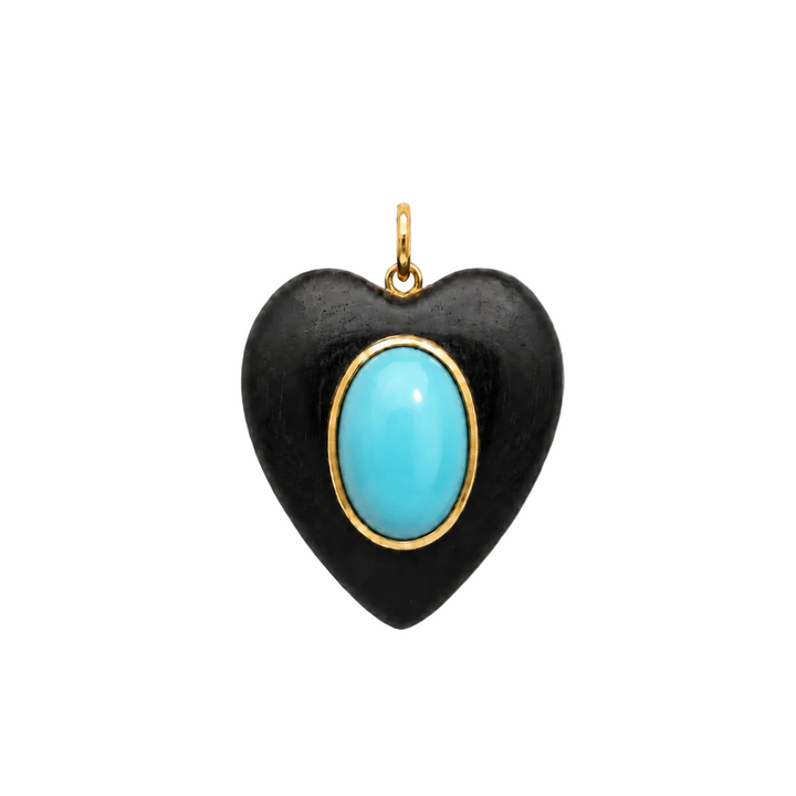 Kara Wood Heart Necklace