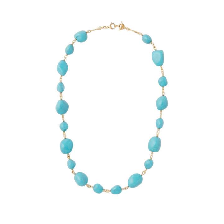 Lily Turquoise Beaded Necklace