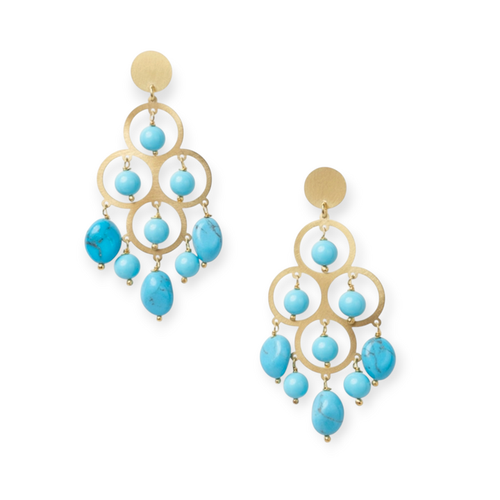 Antonia Kara - Angelina Earrings - Lapis