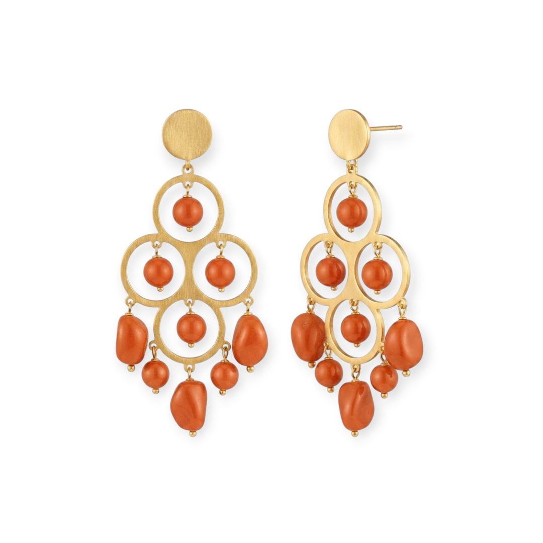 Antonia Kara - Angelina Earrings - Lapis