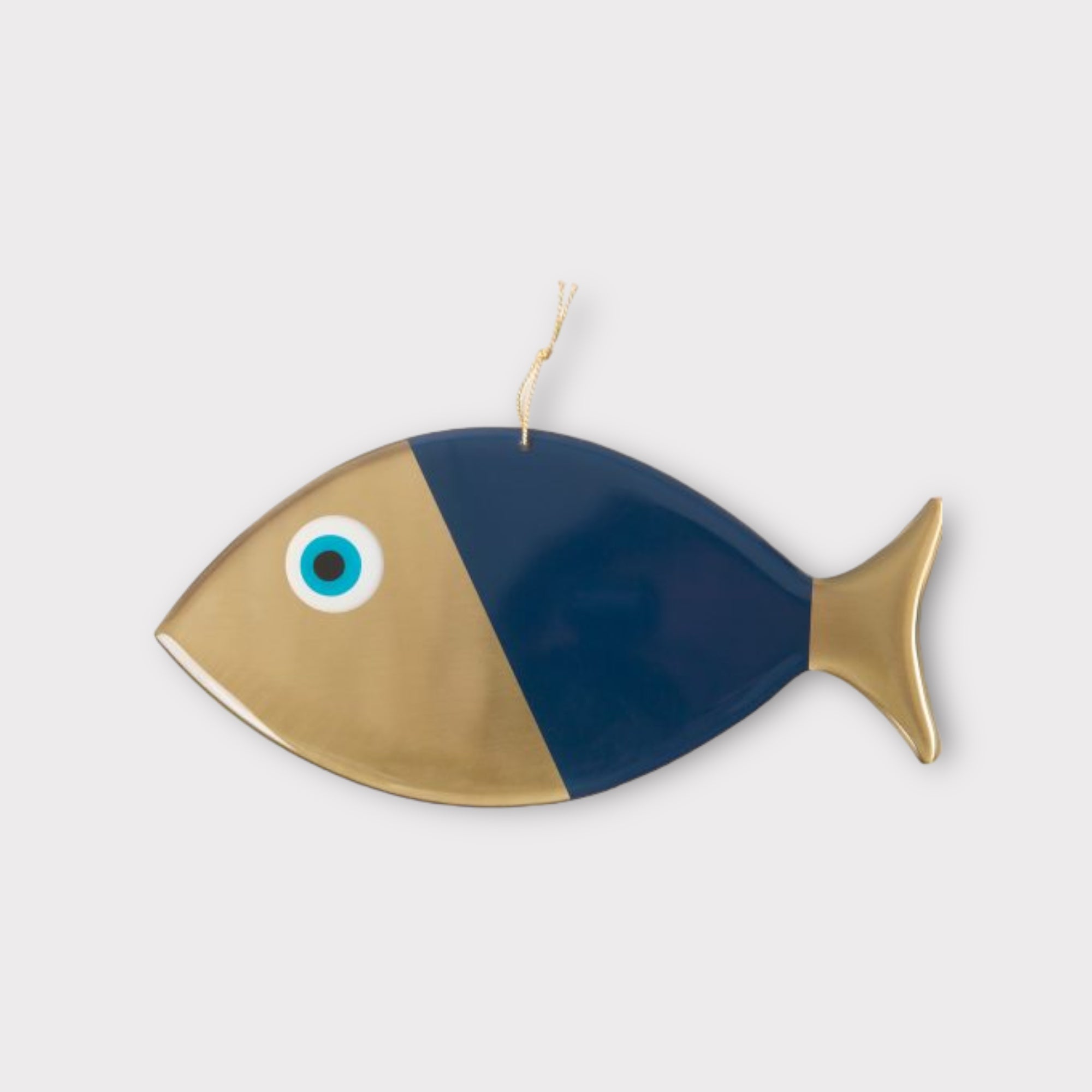 Navy Blue Evil Eye Fish Wall Decor – Helen Georgio