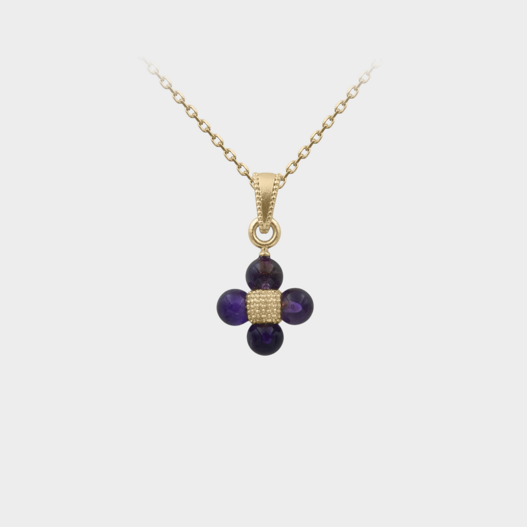 Sofia Cross Necklace – Mini - Helen Georgio