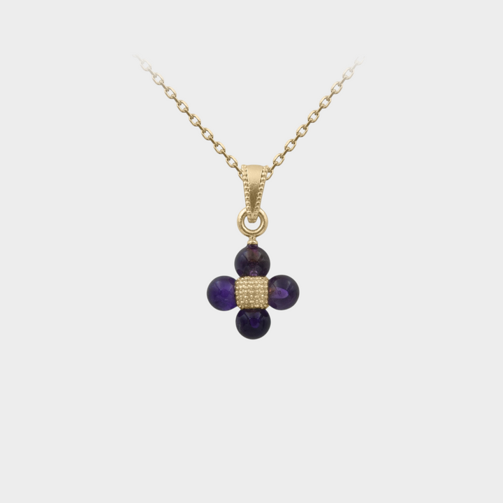 Sofia Cross Necklace – Mini - Helen Georgio