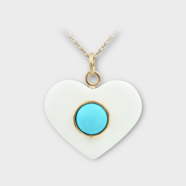 Amor Heart Necklace – Red