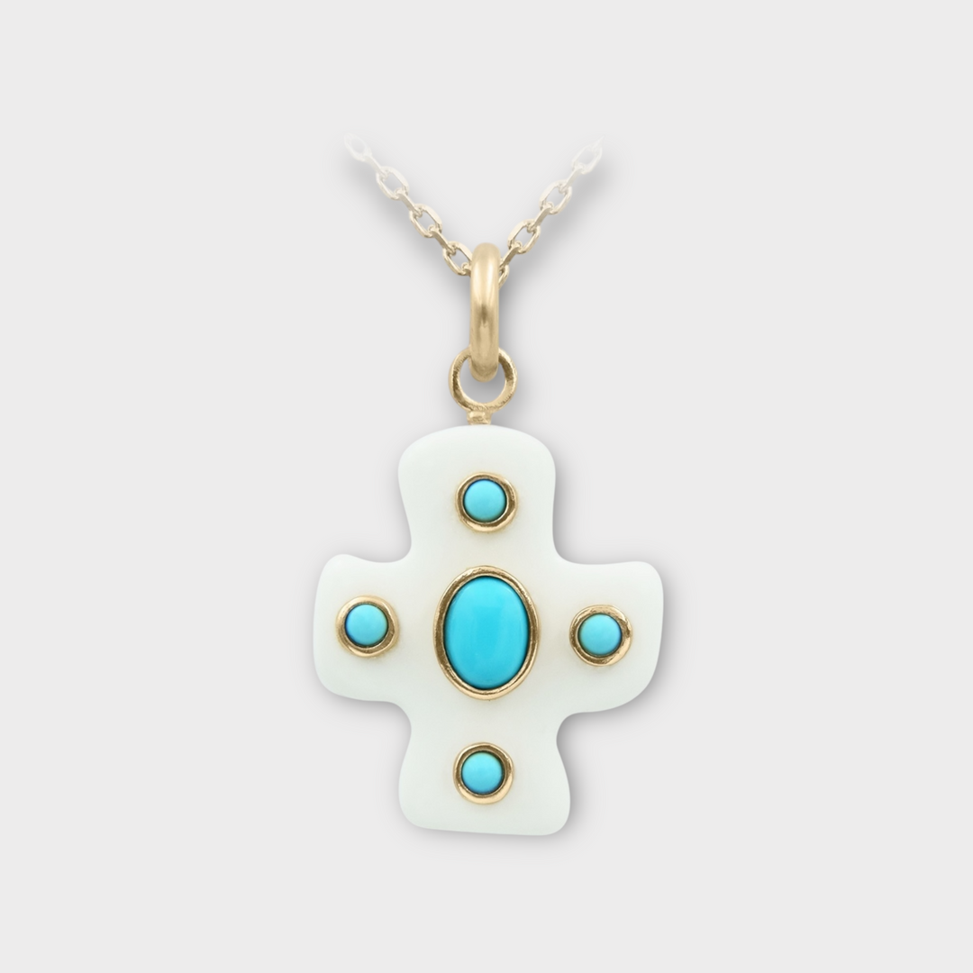 Eirene Cross Pendant - Helen Georgio
