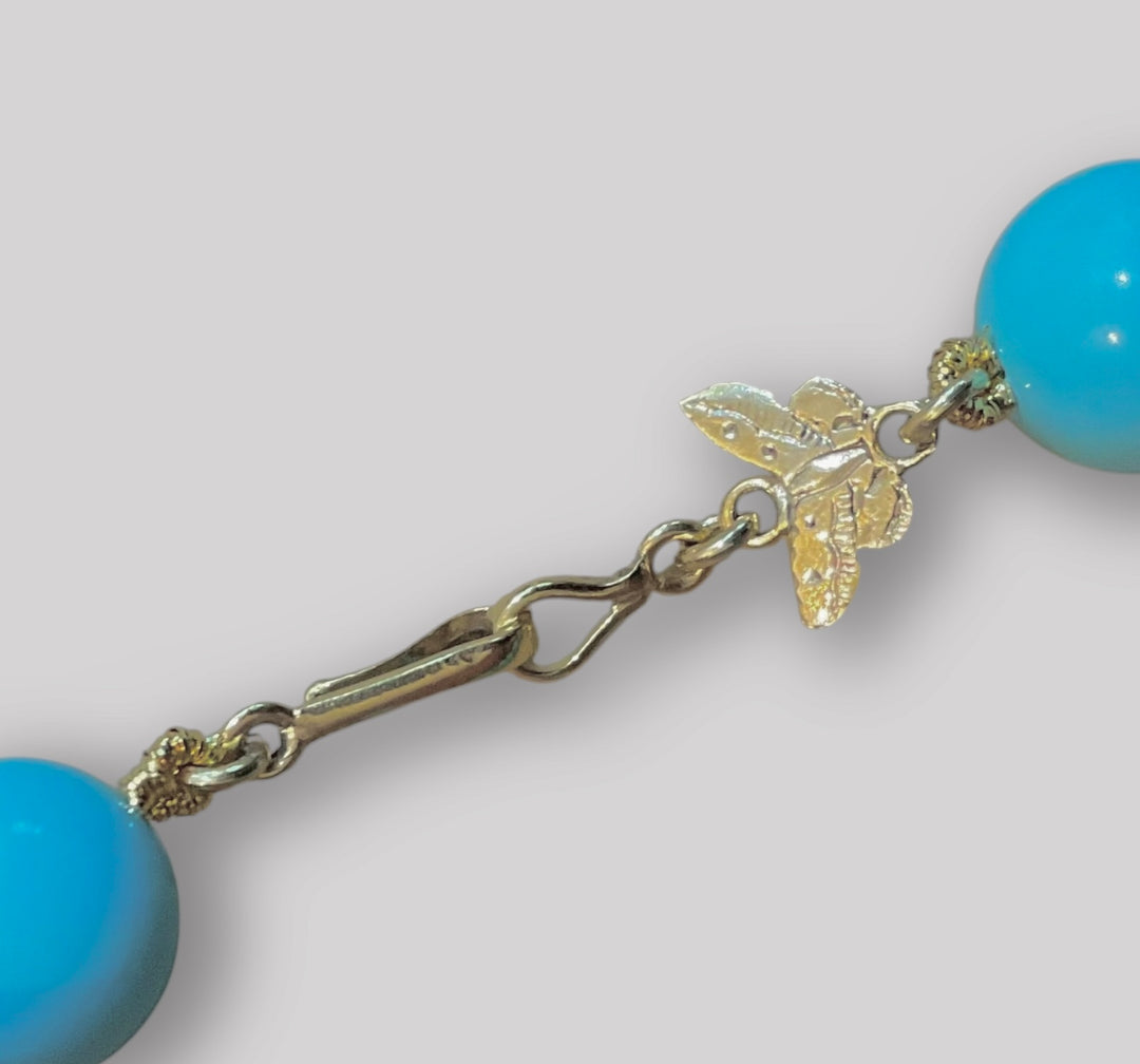 Chloe, Turquoise Beaded Necklace