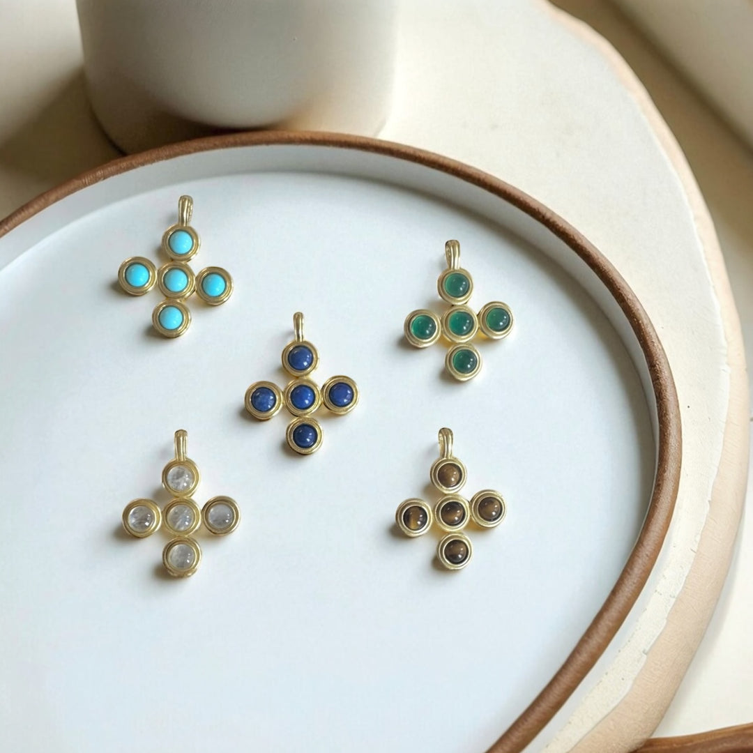 Andros · Cross Necklace With Turquoise